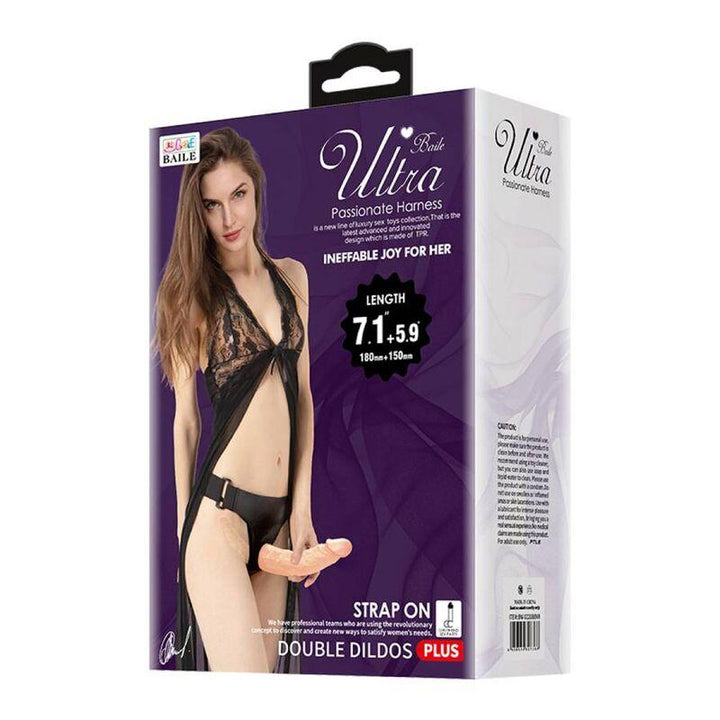 BAILE - ULTRA LEIDENSCHAFTLICHER DOPPELTE DILDOS MIT HARNESS - INTIM SPACE Online Sexshop