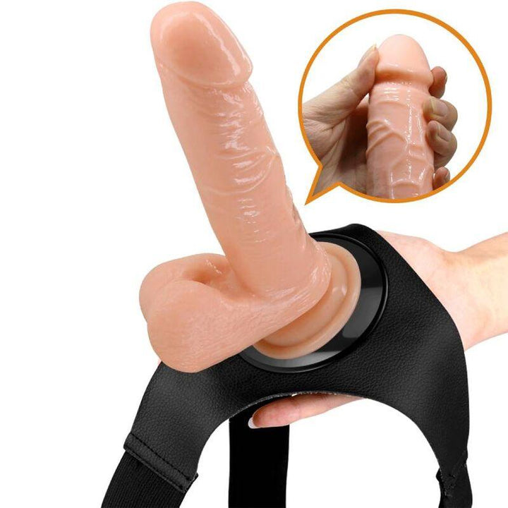 PRETTY LOVE - HARNESS-HOSE UNIVERSAL-HARNESS MIT DILDO TOM 20 CM NATUR - INTIM SPACE Online Sexshop