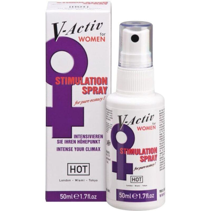 HEISS - V-ACTIV PENIS POWER SPRAY FRAUEN 50ML - INTIM SPACE Online Sexshop