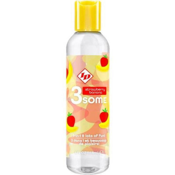 ID 3SOME - 4 FL OZ ERDBEER-BANANEN-FLASCHE - INTIM SPACE Online Sexshop