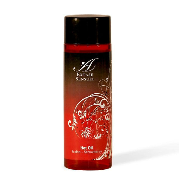 EXTASE SENSUAL - ERDBEER WRMESTIMULIERENDES ÖL 100 ML - INTIM SPACE Online Sexshop