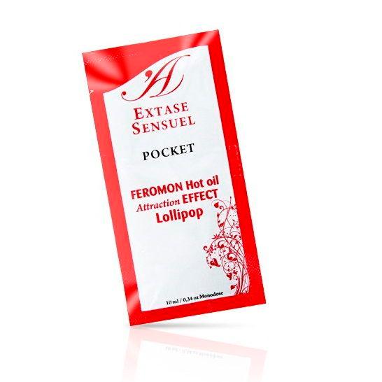 EXTASE SENSUAL - MASSAGEÖL MIT WRMEEFFEKT PHEROMONEN LOLLIPOP 10 ML - INTIM SPACE Online Sexshop