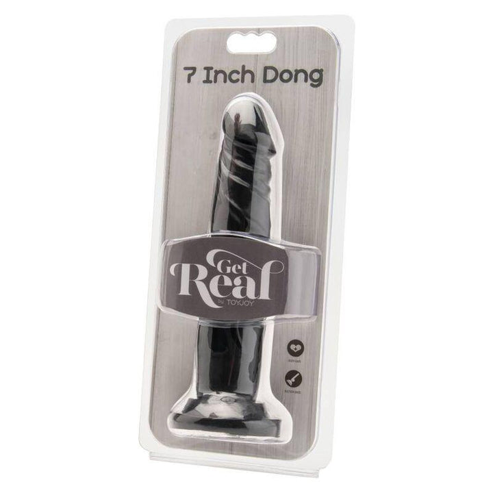 GET REAL - DONG 18 CM SCHWARZ - INTIM SPACE Online Sexshop