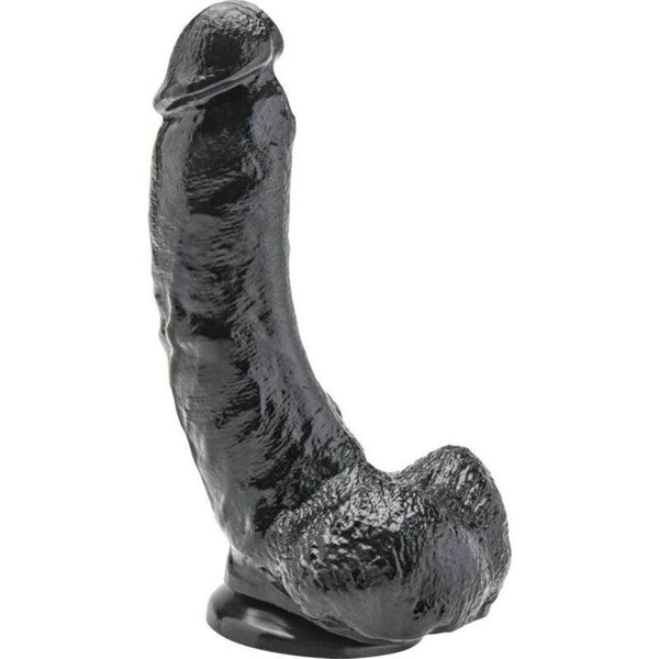 GET REAL - DILDO 20,5 CM MIT KUGELN SCHWARZ - INTIM SPACE Online Sexshop