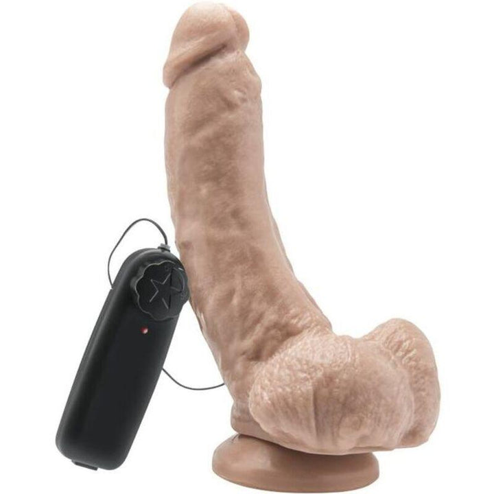 GET REAL - DILDO 20,5 CM MIT KUGELN VIBRATOR HAUT - INTIM SPACE Online Sexshop