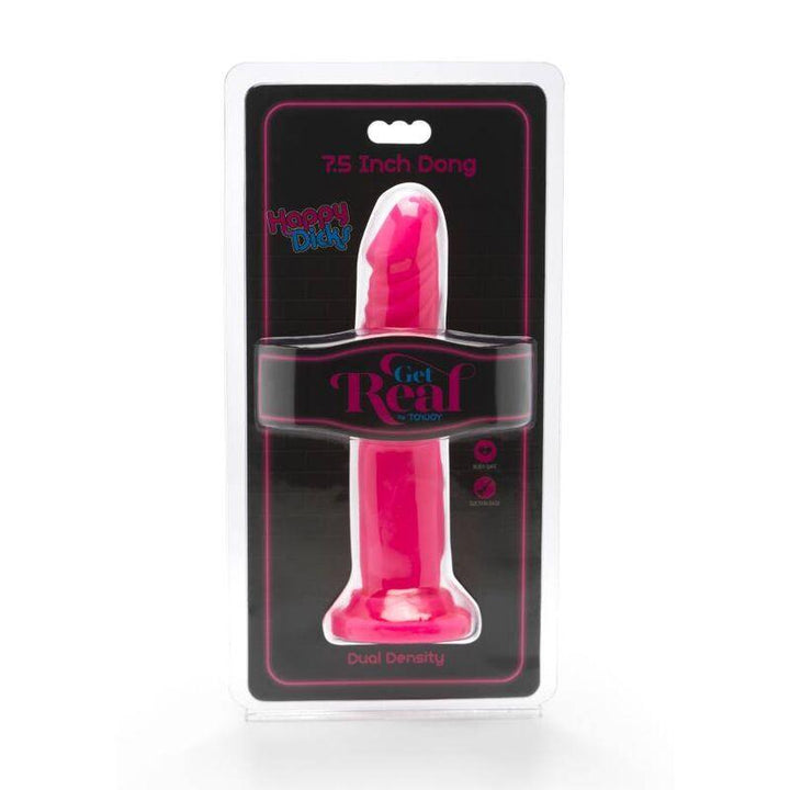 GET REAL - HAPPY DICKS DONG 19 CM ROSA - INTIM SPACE Online Sexshop