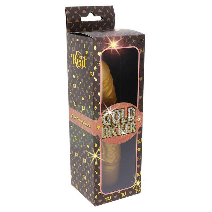 GET REAL - GOLD DICKER ORIGINAL VIBRATOR GOLD - INTIM SPACE Online Sexshop