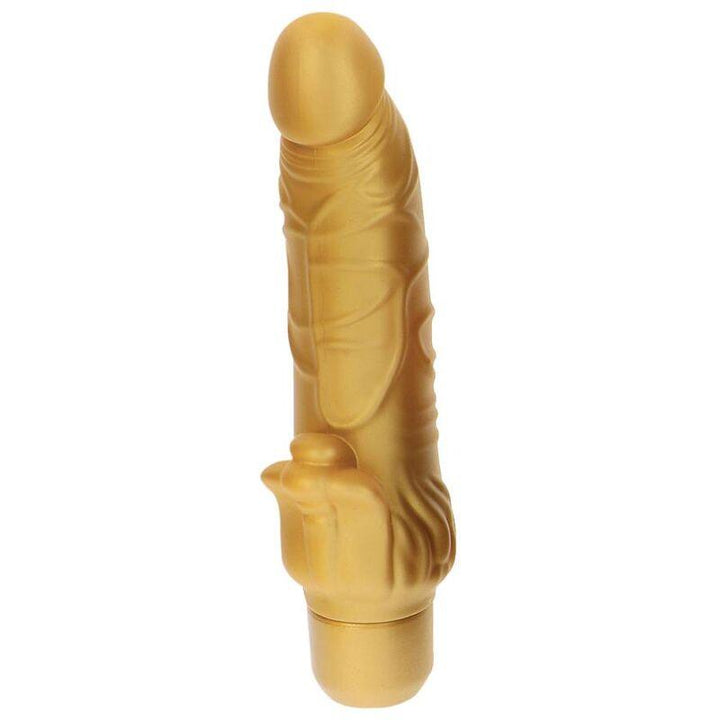 GET REAL - GOLD DICKER STIM VIBRATOR GOLD - INTIM SPACE Online Sexshop