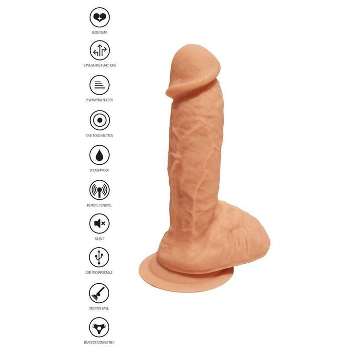 GET REAL - SILIKON-VIBRIERENDE DILDO-HAUT - INTIM SPACE Online Sexshop