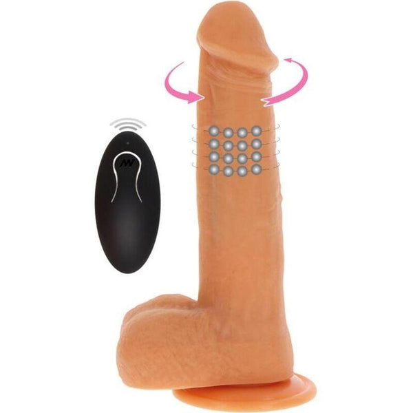 GET REAL - ROTIERENDE PERLEN, DIE DILDO-HAUT VIBRIEREN - INTIM SPACE Online Sexshop