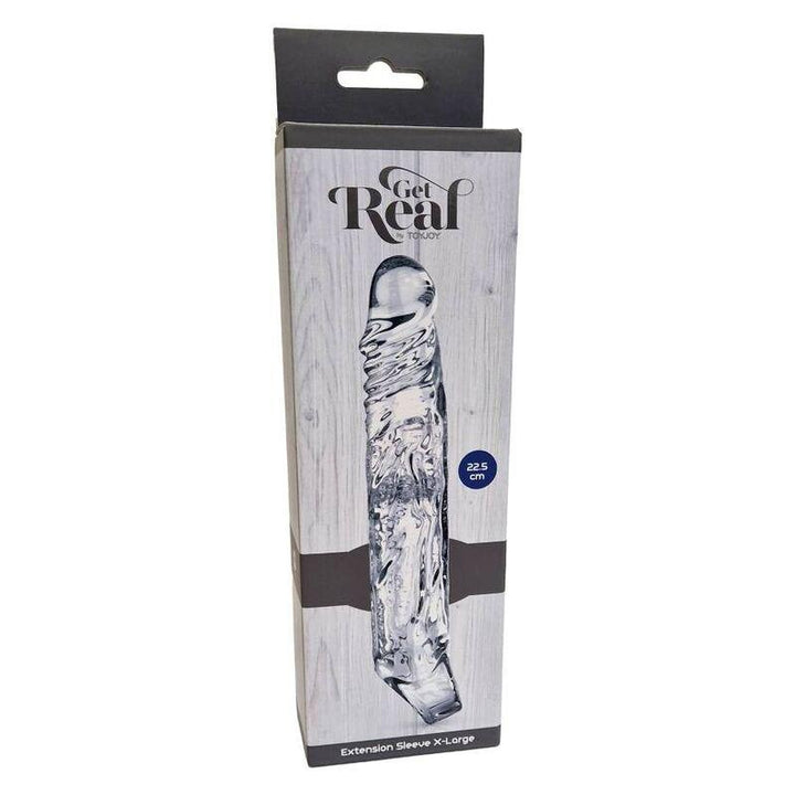 GET REAL - VERLNGERUNGSHÜLSE XLARGE TRANSPARENT - INTIM SPACE Online Sexshop