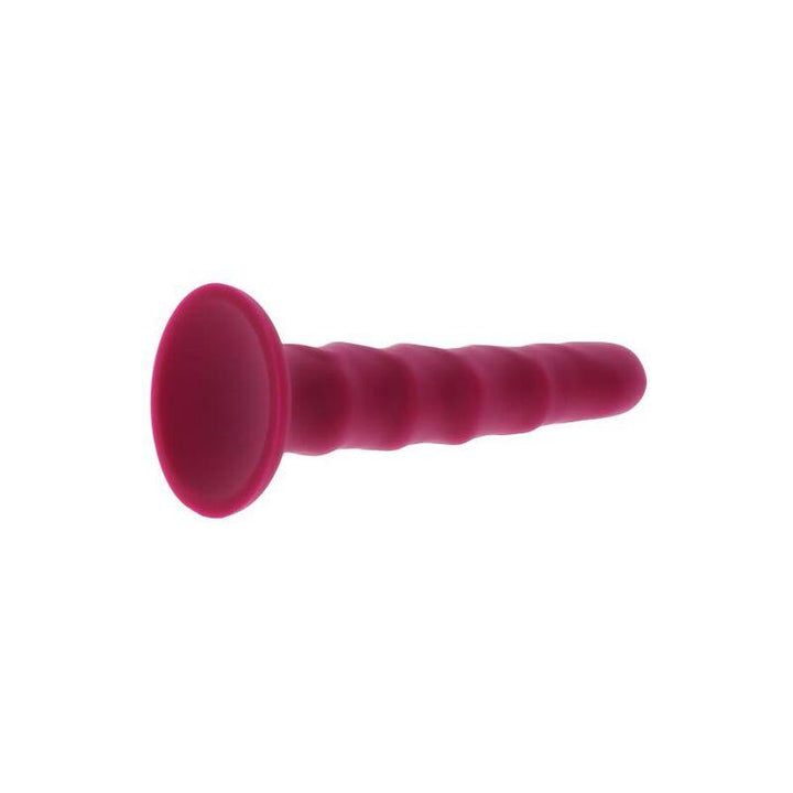 GET REAL - RIBBED DONG 12 CM ROT - INTIM SPACE Online Sexshop