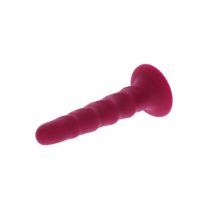 GET REAL - RIBBED DONG 12 CM ROT - INTIM SPACE Online Sexshop