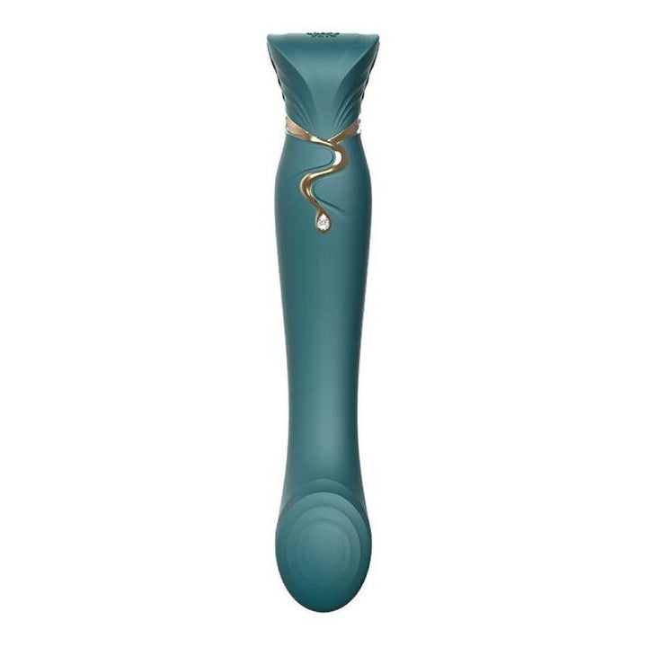 ZALO - QUEEN G-SPOT PULS WAVE VIBE GRÜN - INTIM SPACE Online Sexshop