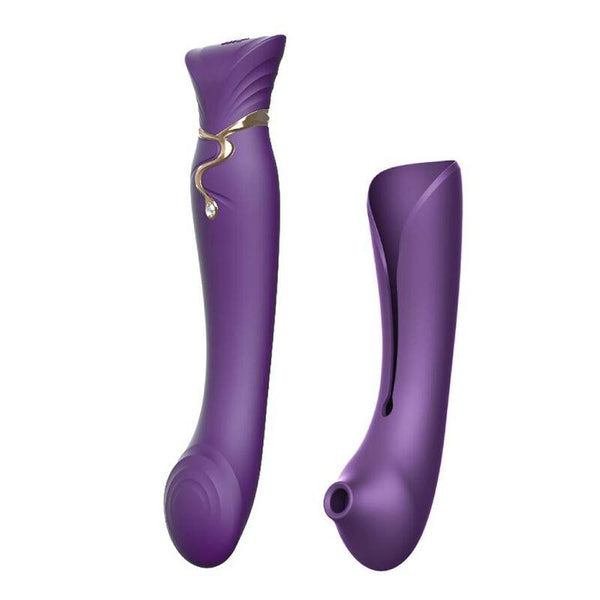 ZALO - QUEEN SET PULSE WAVE CLIT STIM LILA - INTIM SPACE Online Sexshop