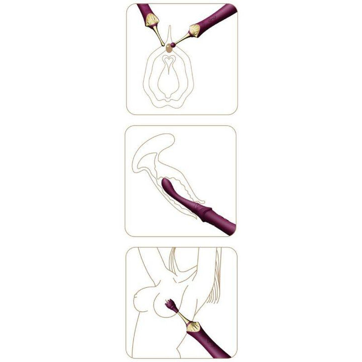 ZALO - BESS - CLITORAL MASSAGER PURPLE - INTIM SPACE Online Sexshop