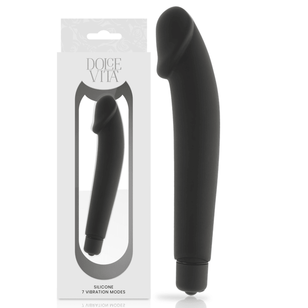 DOLCE VITA - REALISTIC BLACK SILICONE - INTIM SPACE Online Sexshop