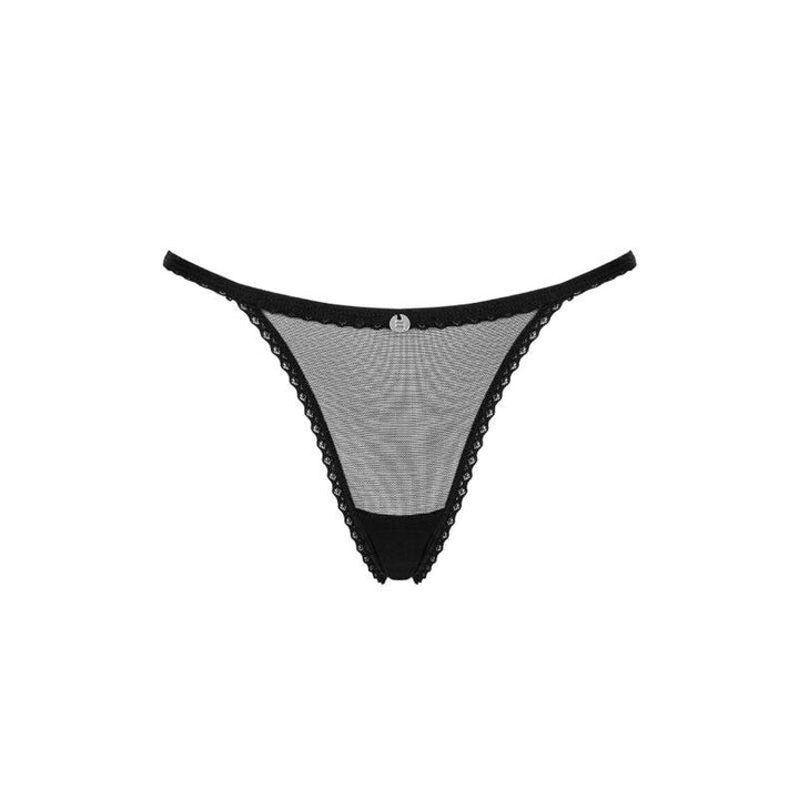 OBSESSIVE - CELIA NOIR THONG XL/XXL - INTIM SPACE Online Sexshop