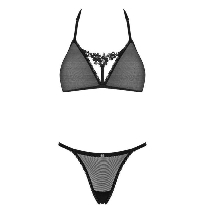 OBSESSIVE - CELIA NOIR SET - STÜCK XS/S - INTIM SPACE Online Sexshop