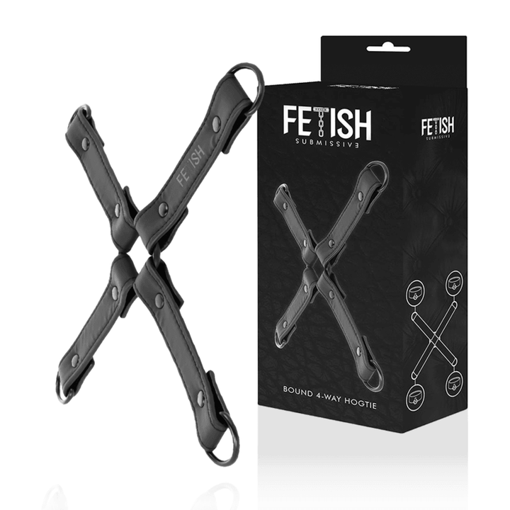 FETISH SUBMISSIVE - HANDSCHELLENVERBINDUNG AUS VEGANEM LEDER - INTIM SPACE Online Sexshop