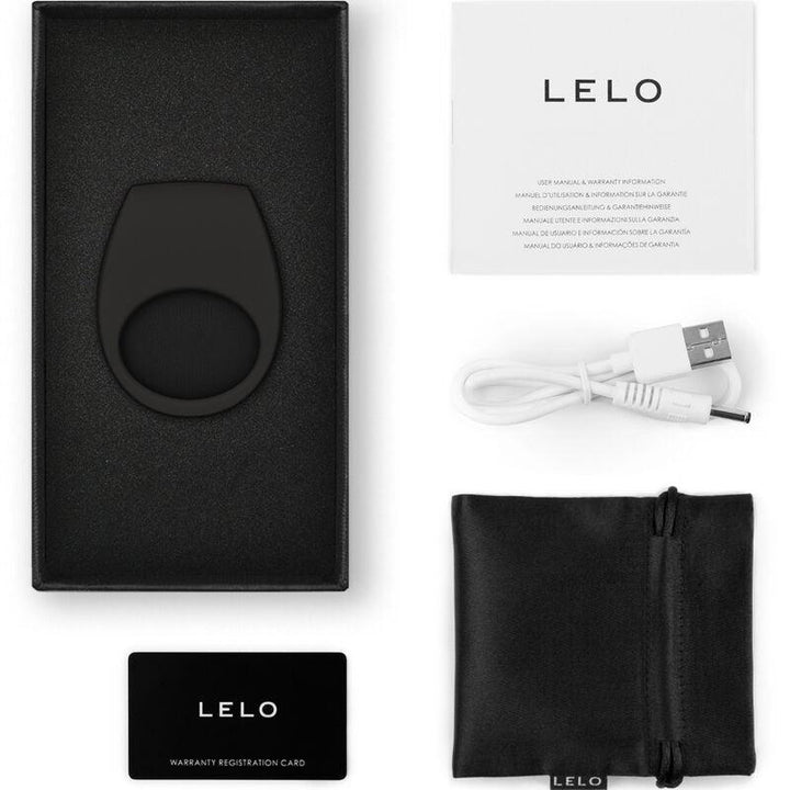 LELO - TOR - SCHWARZER VIBRATORRING - INTIM SPACE Online Sexshop