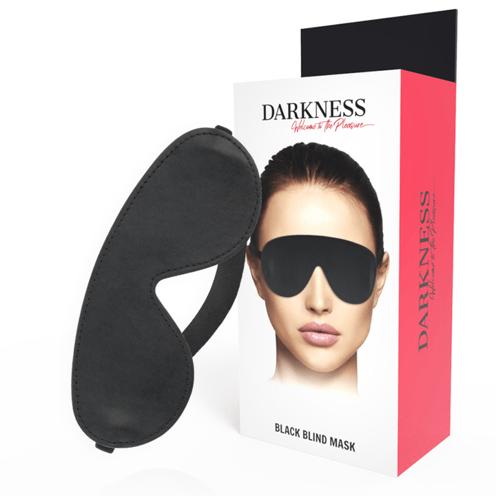 DARKNESS - HOCHWERTIGE SCHWARZE MASKE - INTIM SPACE Online Sexshop