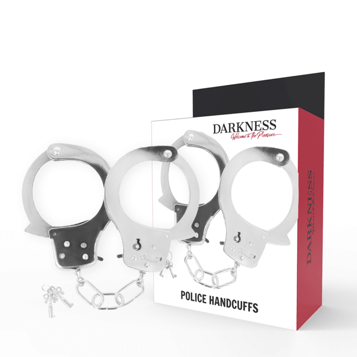 DARKNESS - HANDSCHELLEN AUS METALL MIT SCHLÜSSEL - INTIM SPACE Online Sexshop