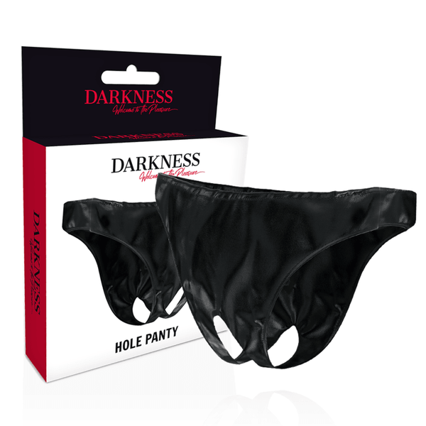 DARKNESS - UNISEX-HÖSCHEN MIT ÖFFNUNG, EINHEITSGRÖSSE - INTIM SPACE Online Sexshop