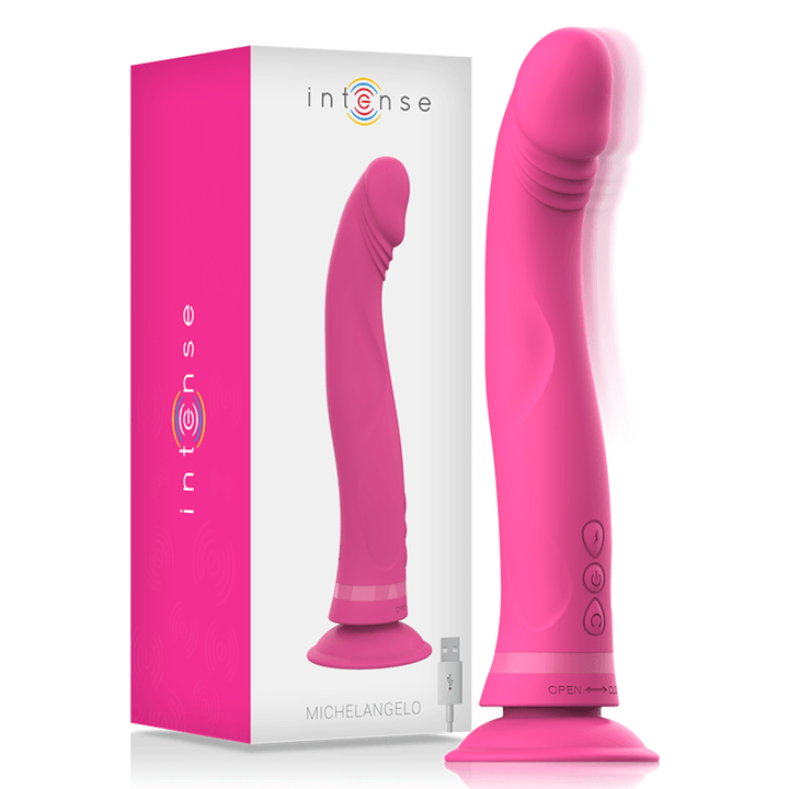 INTENSE - MICHELANGELO ROSA SILIKON-VIBRATOR-DILDO - INTIM SPACE Online Sexshop