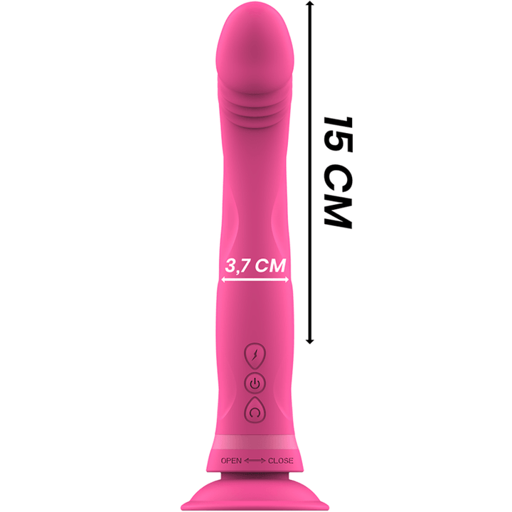 INTENSE - MICHELANGELO ROSA SILIKON-VIBRATOR-DILDO - INTIM SPACE Online Sexshop