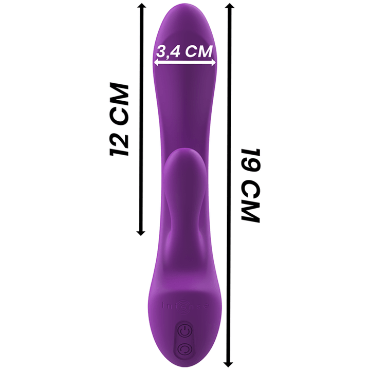 INTENSE - LUIGI RABBIT VIBRATOR FLÜSSIGES SILIKON LILA - INTIM SPACE Online Sexshop