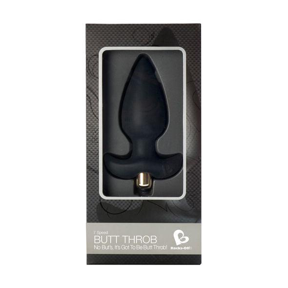 ROCKS-OFF - BUTT THROB P-PUNKT-STIMULATOR - GESCHWINDIGKEITEN SCHWARZ - INTIM SPACE Online Sexshop