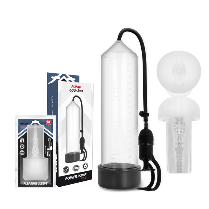 PUMP ADDICTED - RX5 TRANSPARENT MIT MASTURBATOR - INTIM SPACE Online Sexshop