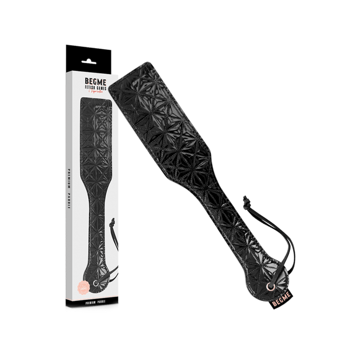 BEGME - BLACK EDITION PADDEL AUS VEGANEM LEDER - INTIM SPACE Online Sexshop