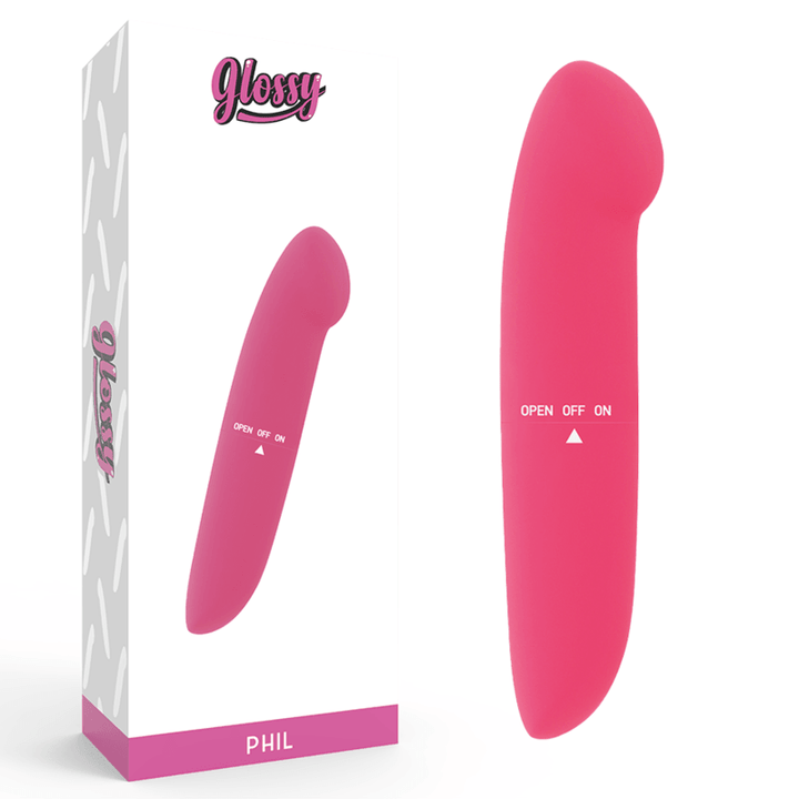 GLOSSY - PHIL VIBRATOR ROSA - INTIM SPACE Online Sexshop