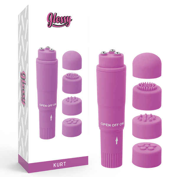 GLOSSY - KURT POCKET MASSAGER LILA - INTIM SPACE Online Sexshop