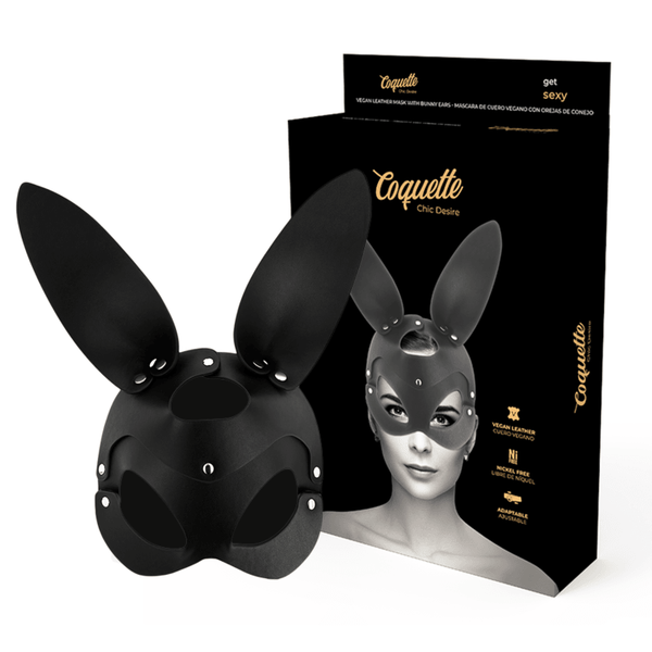 COQUETTE CHIC DESIRE - VEGANE LEDERMASKE MIT HASENOHREN - INTIM SPACE Online Sexshop