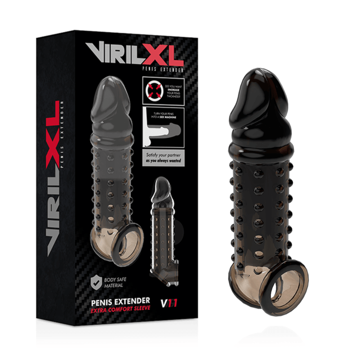 VIRILXL - PENISVERLÄNGERUNG UND HÜLLE V11 SCHWARZ - INTIM SPACE Online Sexshop