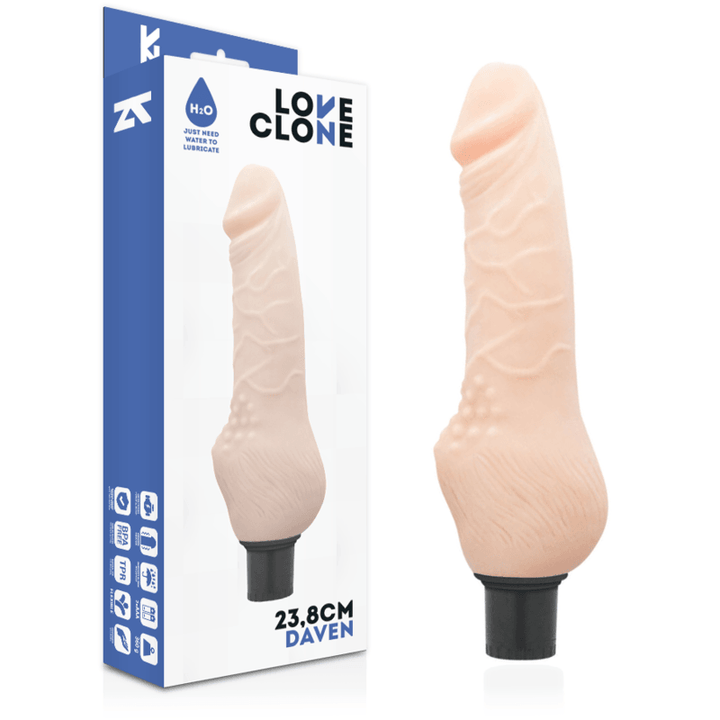 LOVECLONE - DAVEN SELBSTSCHMIERUNG REALISTISCH 23.8 CM -O- 3.8 CM - INTIM SPACE Online Sexshop