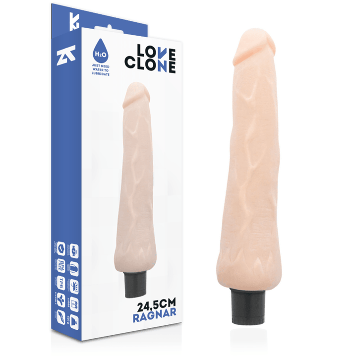 LOVECLONE - RAGNAR SELBSTSCHMIERENDER VIBRATOR 24.5 CM -O- 3.5 CM - INTIM SPACE Online Sexshop