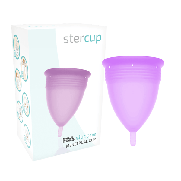 STERCUP - FDA SILIKON-MENSTRUALCUP FLIEDER - GRÖSSE L - INTIM SPACE Online Sexshop