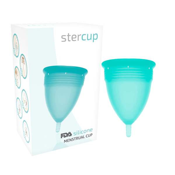 STERCUP - FDA SILIKON-MENSTRUALCUP AQUAMARIN - GRÖSSE S - INTIM SPACE Online Sexshop