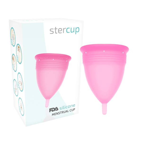 STERCUP - FDA SILIKON-MENSTRUALCUP ROSA - GRÖSSE L - INTIM SPACE Online Sexshop