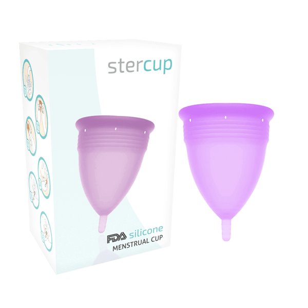 STERCUP - FDA SILIKON-MENSTRUALCUP FLIEDER - GRÖSSE S - INTIM SPACE Online Sexshop