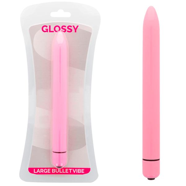 GLOSSY SLIM - VIBRATOR ROSA - INTIM SPACE Online Sexshop