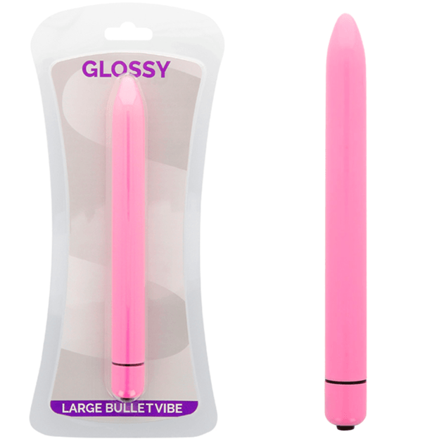 GLOSSY - SCHLANKER VIBRATOR DEEP ROSE - INTIM SPACE Online Sexshop