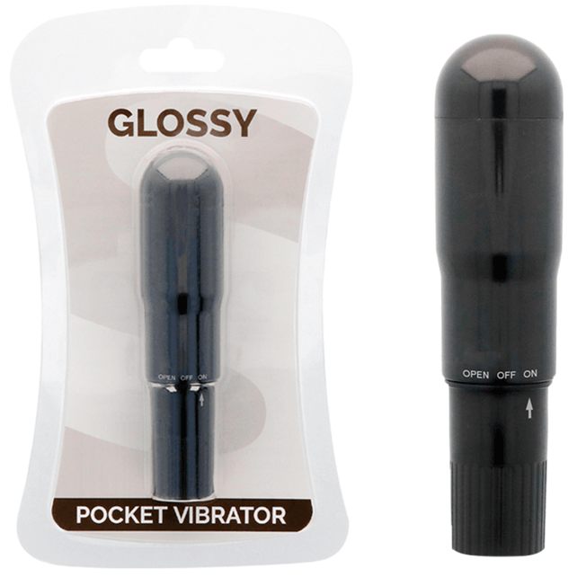 GLOSSY - TASCHENVIBRATOR SCHWARZ - INTIM SPACE Online Sexshop