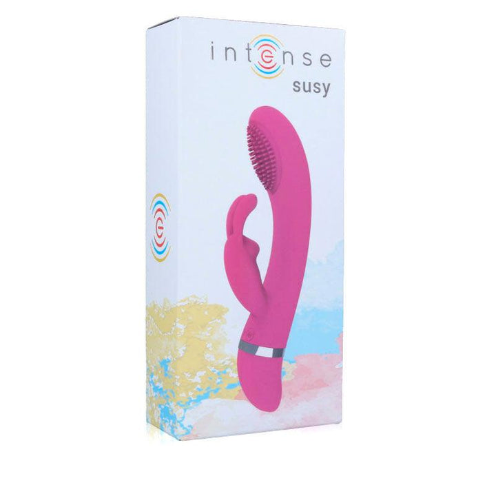 INTENSE - SUSY OSZILLIERENDER VIBRATOR AUS SILIKON KANINCHEN ROSA - INTIM SPACE Online Sexshop