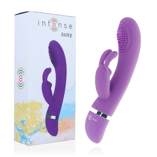 INTENSE - SUSY SILICON RABBITFLIEDER OSZILLIERENDER VIBRATOR - INTIM SPACE Online Sexshop