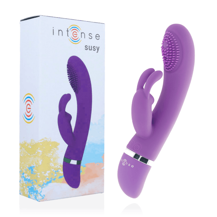 INTENSE - SUSY SILICON RABBITFLIEDER OSZILLIERENDER VIBRATOR - INTIM SPACE Online Sexshop